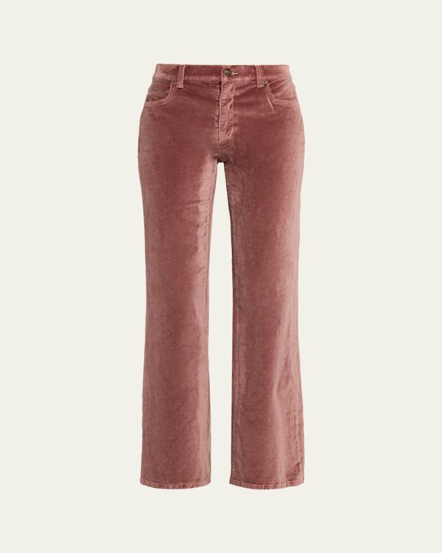 Ruby Straight-Leg Stretch Cotton Pants